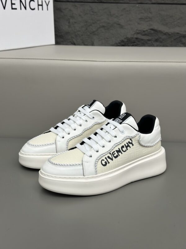 Givenchy Men's Calf Leather Thick Soled Casual Sports Shoes