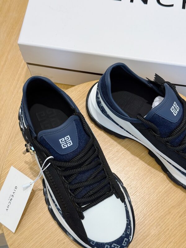 Givenchy Spectre Monogram 72 Denim Low Cut Sports Shoes - Image 8