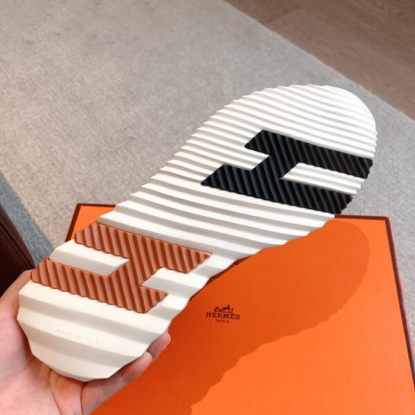 Hermes Couple Style High Cut Thick Soled Casual Sports Shoes - Image 9