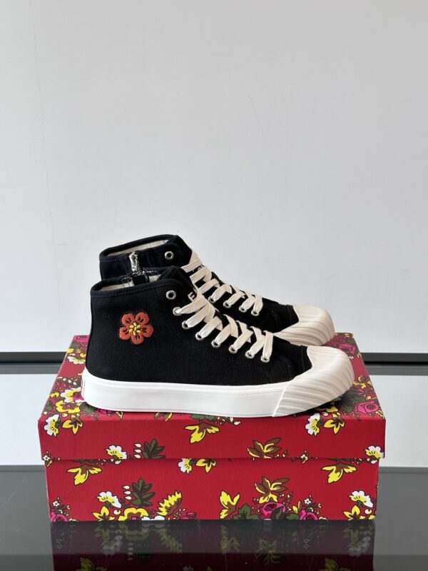 Kenzo Haitang Flower Biscuits Casual Canvas Shoes - Image 2