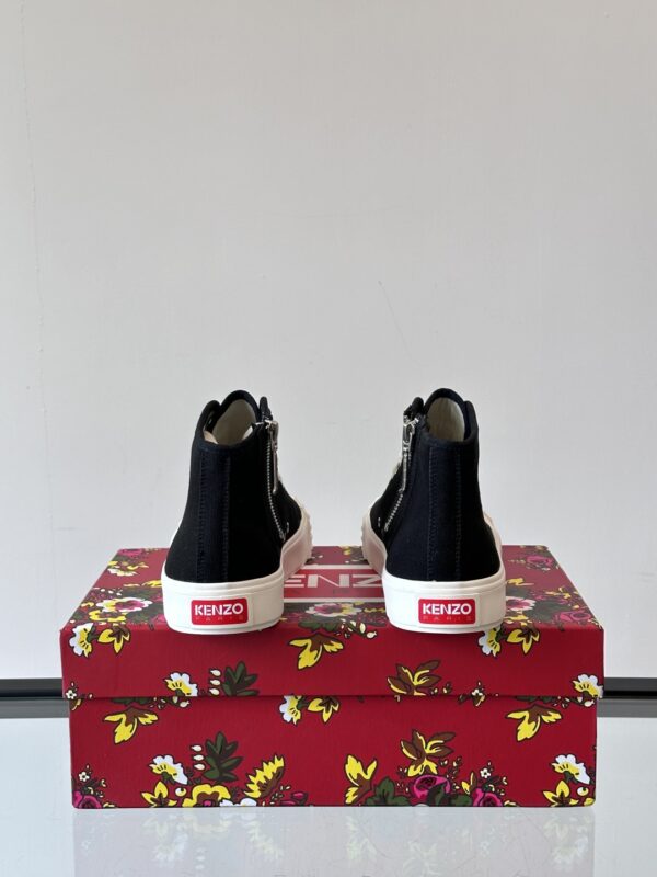 Kenzo Haitang Flower Biscuits Casual Canvas Shoes - Image 8