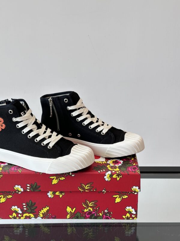 Kenzo Haitang Flower Biscuits Casual Canvas Shoes - Image 7