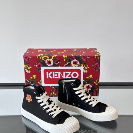 Kenzo Haitang Flower Biscuits Casual Canvas Shoes
