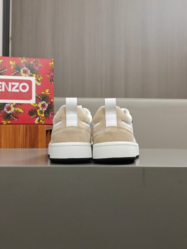Kenzo High Quality Men's Classic Calf Leather Casual Sports Shoes - Image 8