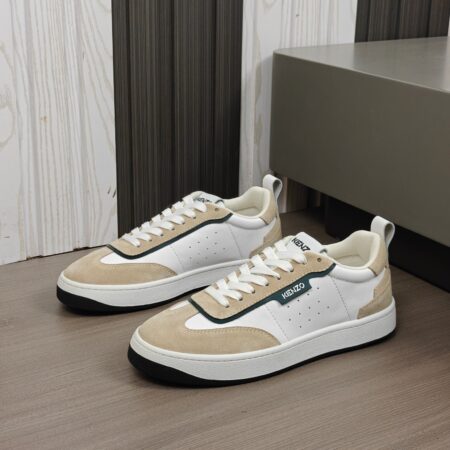 Kenzo High Quality Men's Classic Calf Leather Casual Sports Shoes