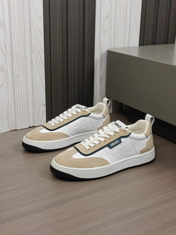 Kenzo High Quality Men's Classic Calf Leather Casual Sports Shoes