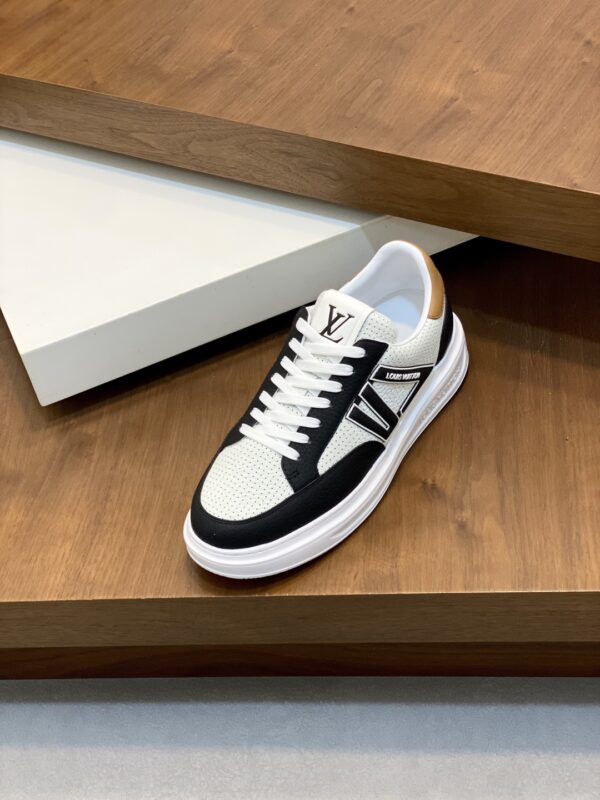 Louis Vuitton High Quality Men's Water Dyed Cowhide Sports Shoes - Image 6
