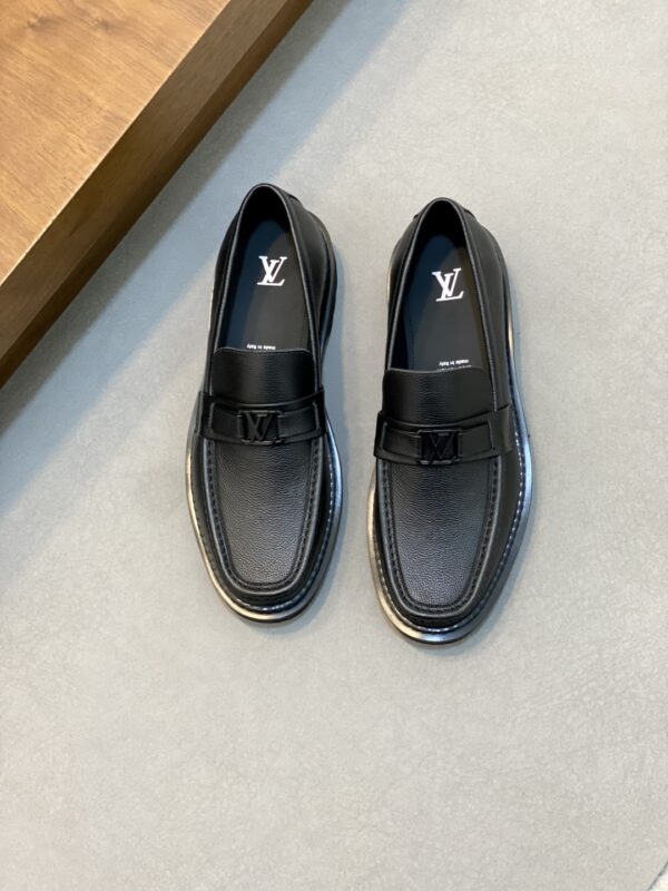 Louis Vuitton Major Handmade Cowhide Leather Loafers - Image 2