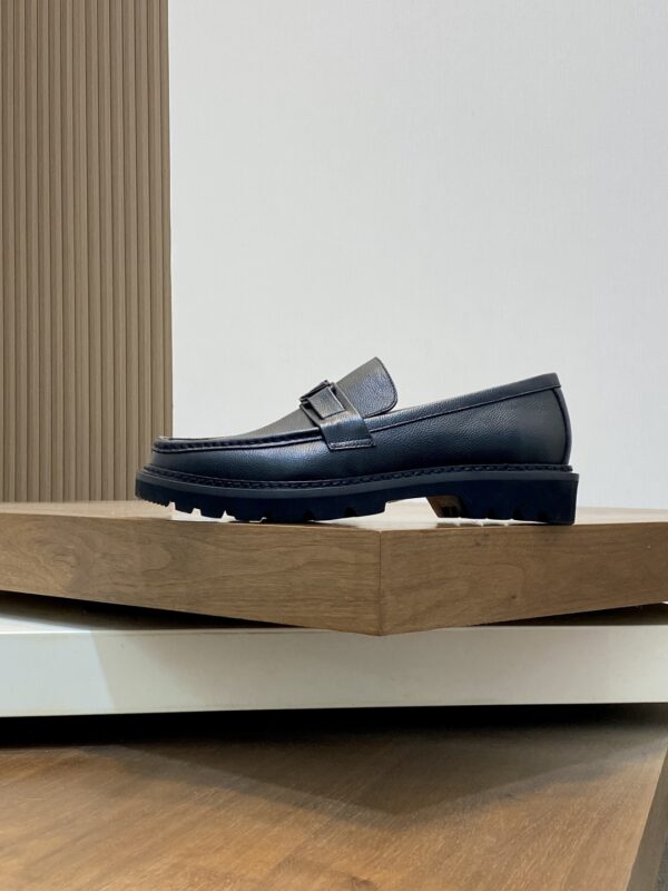Louis Vuitton Major Handmade Cowhide Leather Loafers - Image 3