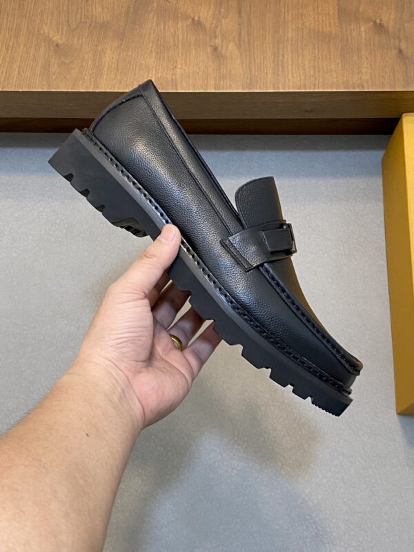 Louis Vuitton Major Handmade Cowhide Leather Loafers - Image 4