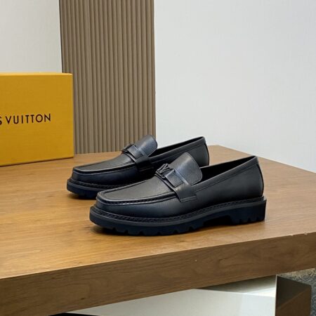 Louis Vuitton Major Handmade Cowhide Leather Loafers