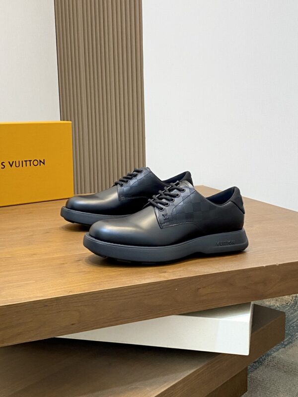 Louis Vuitton High End Men's Cowhide Casual Formal Shoes