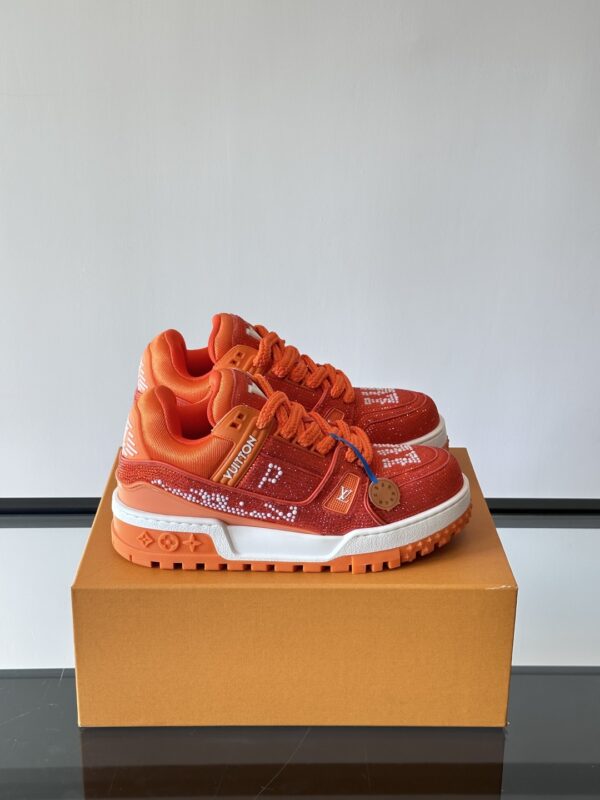 Louis Vuitton Trainer Diamond Studded Little Fatty Men's Sports Shoes - Image 2