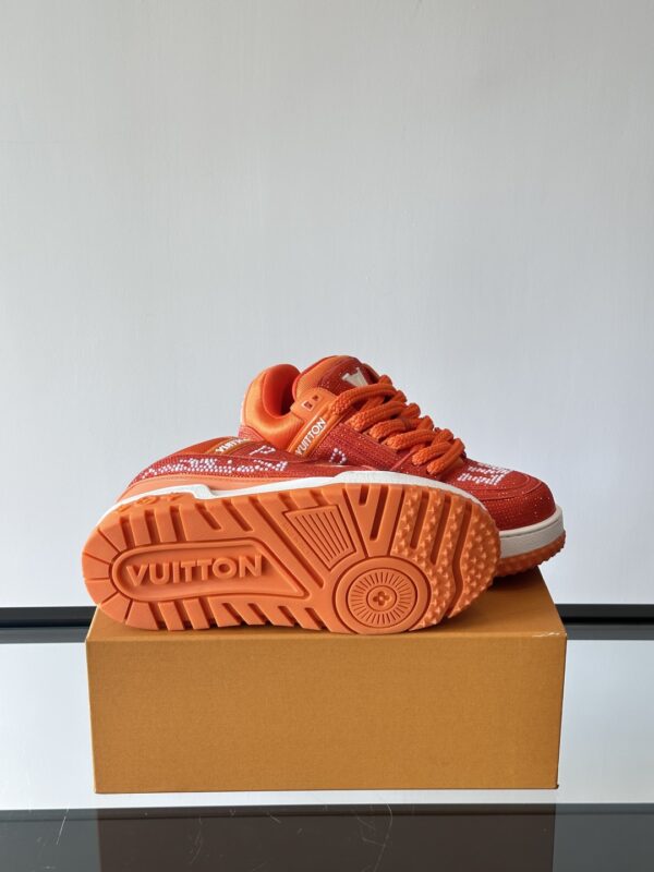 Louis Vuitton Trainer Diamond Studded Little Fatty Men's Sports Shoes - Image 9