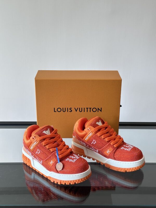 Louis Vuitton Trainer Diamond Studded Little Fatty Men's Sports Shoes