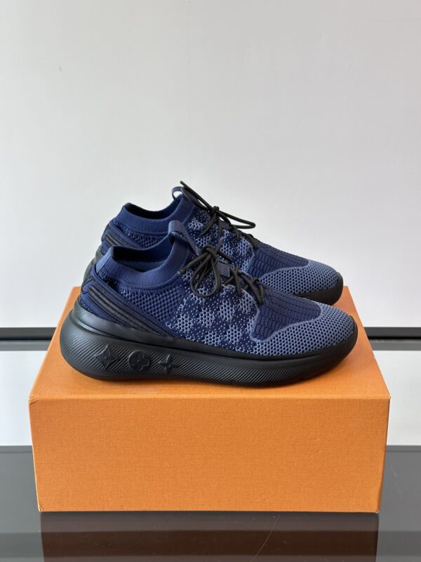 Louis Vuitton Knitted Fabric Low Cut Men's Socks And Shoes - Image 2