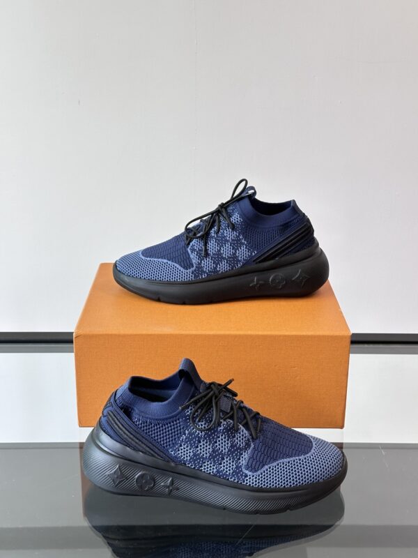 Louis Vuitton Knitted Fabric Low Cut Men's Socks And Shoes - Image 5