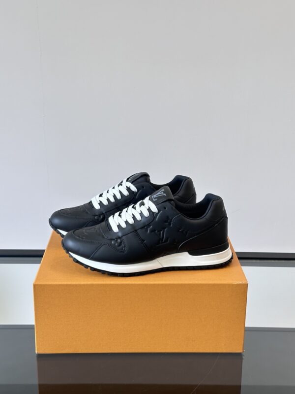 Louis Vuitton Run Away Cowhide Leather Casual Sneakers - Image 4