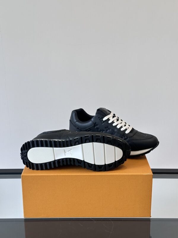 Louis Vuitton Run Away Cowhide Leather Casual Sneakers - Image 9