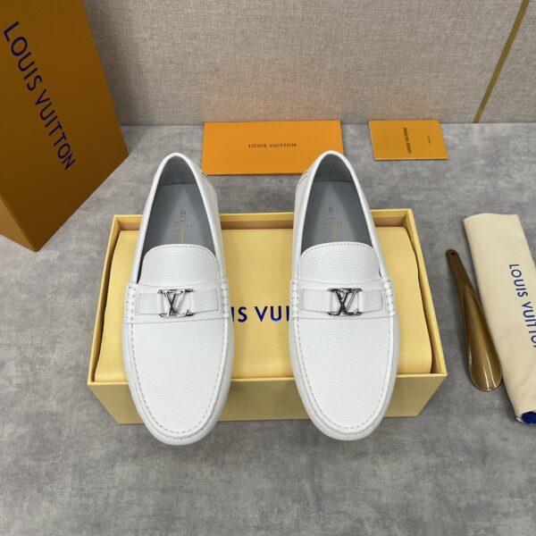 Louis Vuitton Hockenheim Cowhide Leather Mocasin Shoes - Image 2