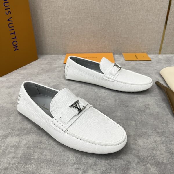 Louis Vuitton Hockenheim Cowhide Leather Mocasin Shoes - Image 3
