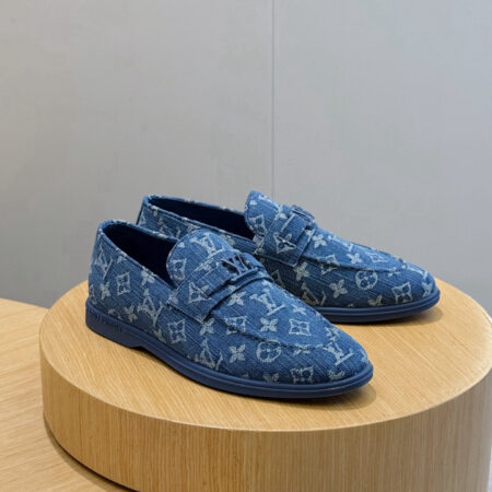 Louis Vuitton Estate Men's Cowhide Leather Loafers