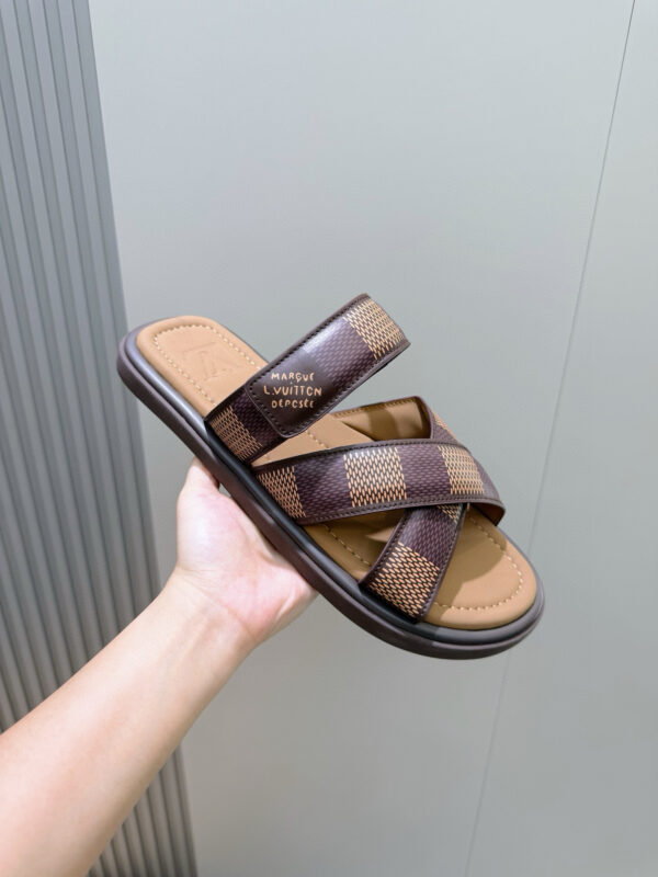 Louis Vuitton Waterfront Monogram Patterned Slippers - Image 6
