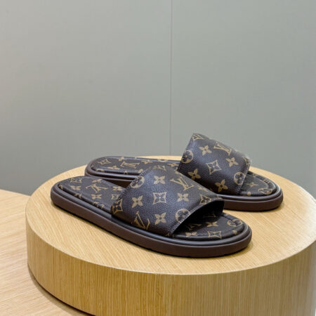 Louis Vuitton Waterfront Monogram Canvas Patterned Slippers