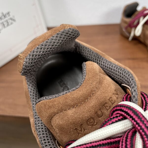 Alexander McQueen Couple's Flexion Suede Leather Sneakers - Image 7