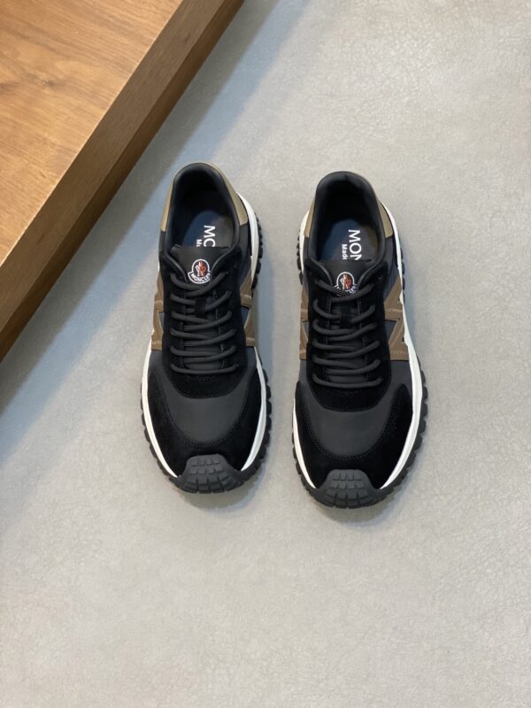 Moncler Men's High Quality Cowhide Leather Sports Shoes - Image 2