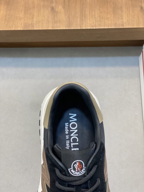 Moncler Men's High Quality Cowhide Leather Sports Shoes - Image 7