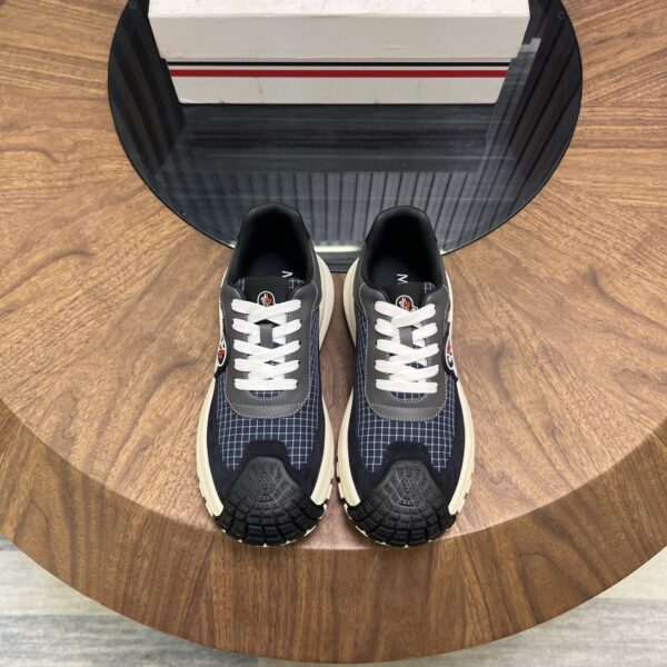 Moncler Men's Cowhide Leather Thick Soled Sports Shoes - Image 2