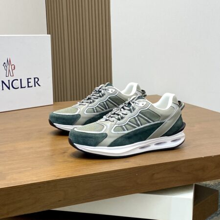 Moncler Men's New Cowhide Leather Casual Sports Shoes