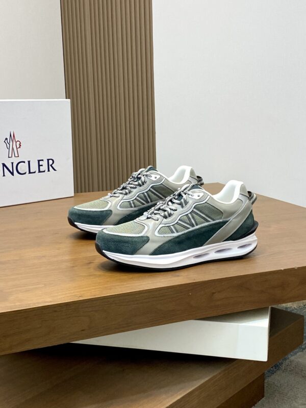 Moncler Men's New Cowhide Leather Casual Sports Shoes