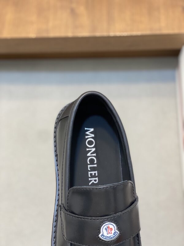Moncler Fashionable Casual Cowhide Leather Low Top Loafers - Image 7