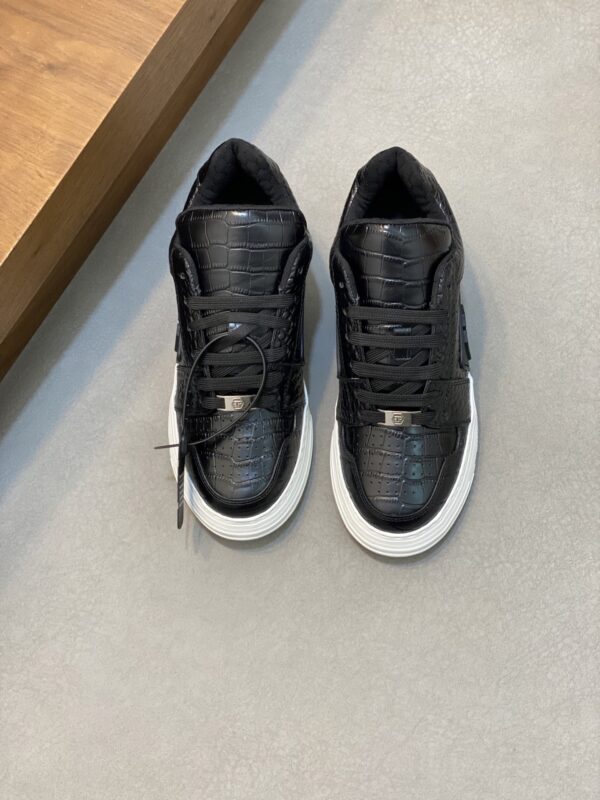 PhiliPP Plein New Men's Cowhide Casual Sports Shoes - Image 2