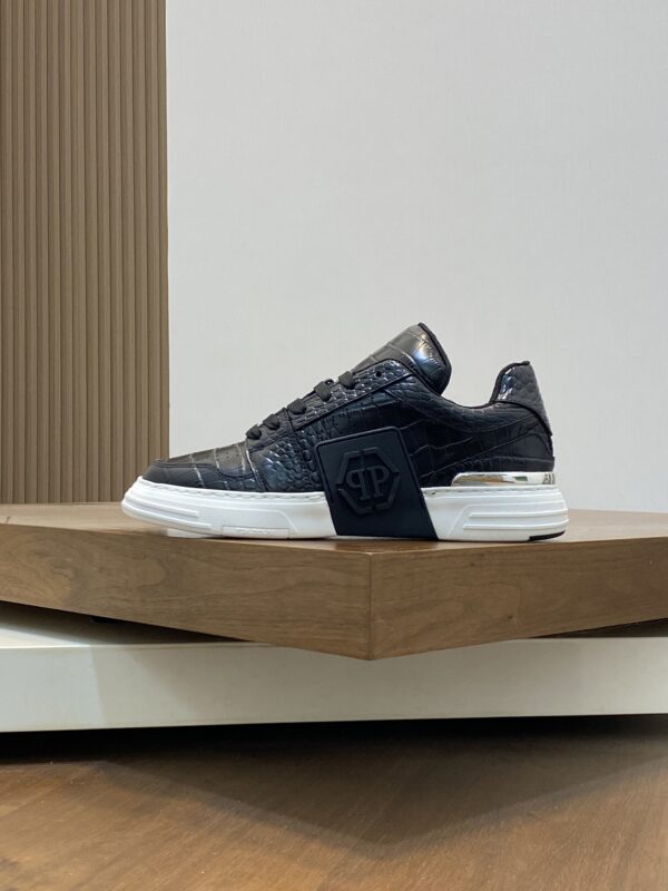 PhiliPP Plein New Men's Cowhide Casual Sports Shoes - Image 3