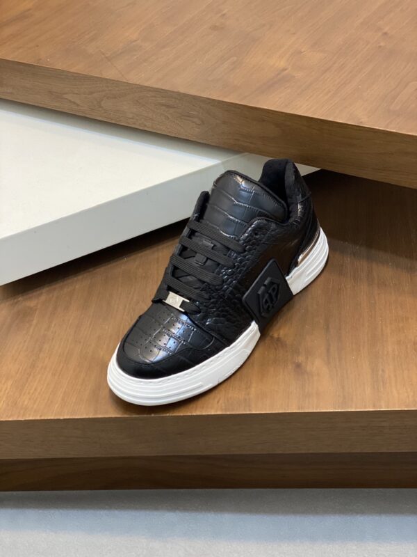 PhiliPP Plein New Men's Cowhide Casual Sports Shoes - Image 6