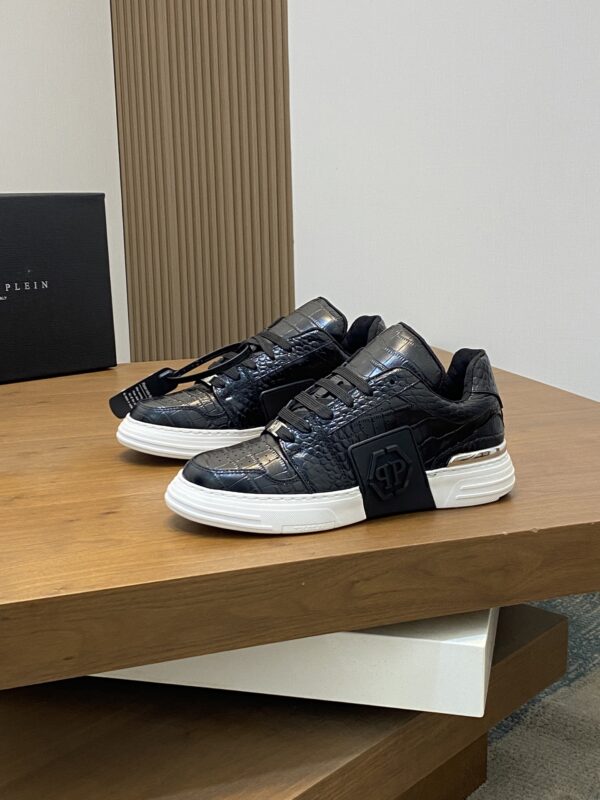 PhiliPP Plein New Men's Cowhide Casual Sports Shoes