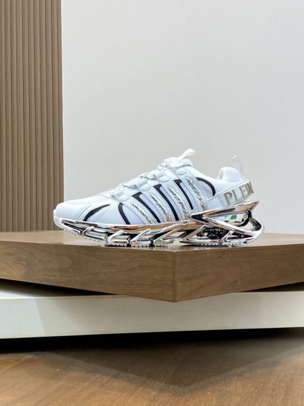 PhiliPP Plein Men's Breathable Mesh Low Cut Sports Shoes - Image 3