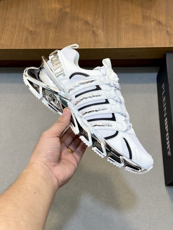 PhiliPP Plein Men's Breathable Mesh Low Cut Sports Shoes - Image 4