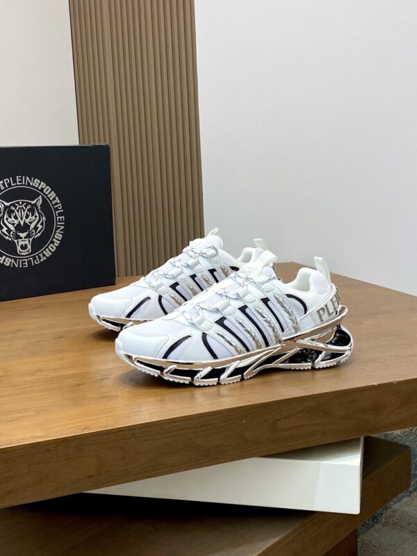PhiliPP Plein Men's Breathable Mesh Low Cut Sports Shoes