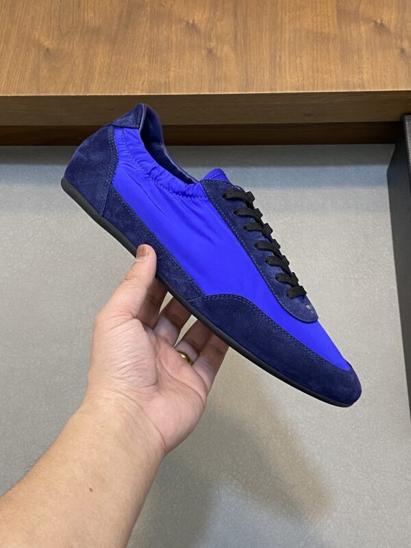 Prada Men's Suede Calf Leather Casual Sports Shoes - Image 4