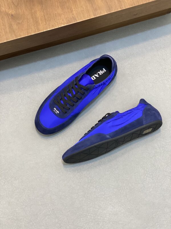 Prada Men's Suede Calf Leather Casual Sports Shoes - Image 5