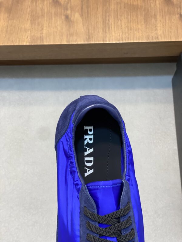 Prada Men's Suede Calf Leather Casual Sports Shoes - Image 7
