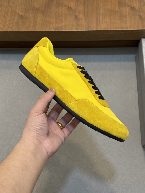 Prada Men's Suede Cowhide Leather Casual Sports Shoes - Image 4