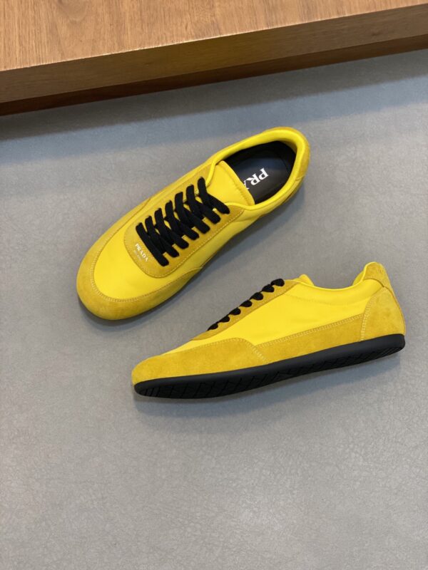 Prada Men's Suede Cowhide Leather Casual Sports Shoes - Image 5