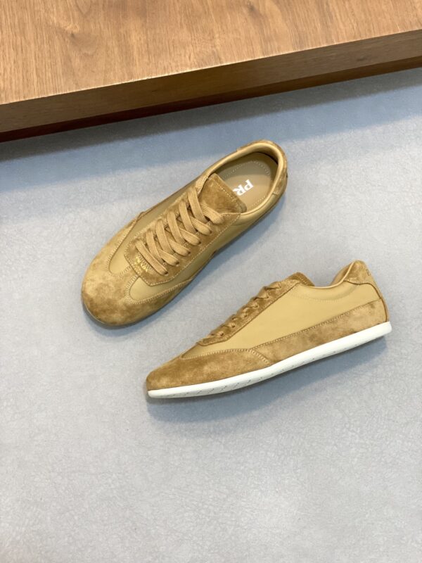 Prada New Men's High End Cowhide Leather Sports Shoes - Image 5