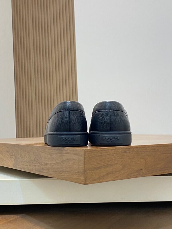 Prada High Quality Men's Cowhide Leather Flat Casual Shoes - Image 8