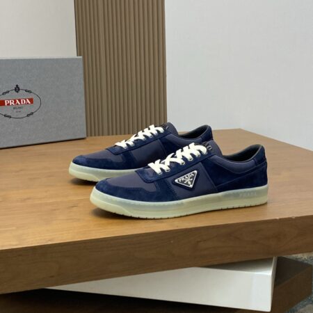 Prada High Quality Men's Cowhide Leather Casual Shoes